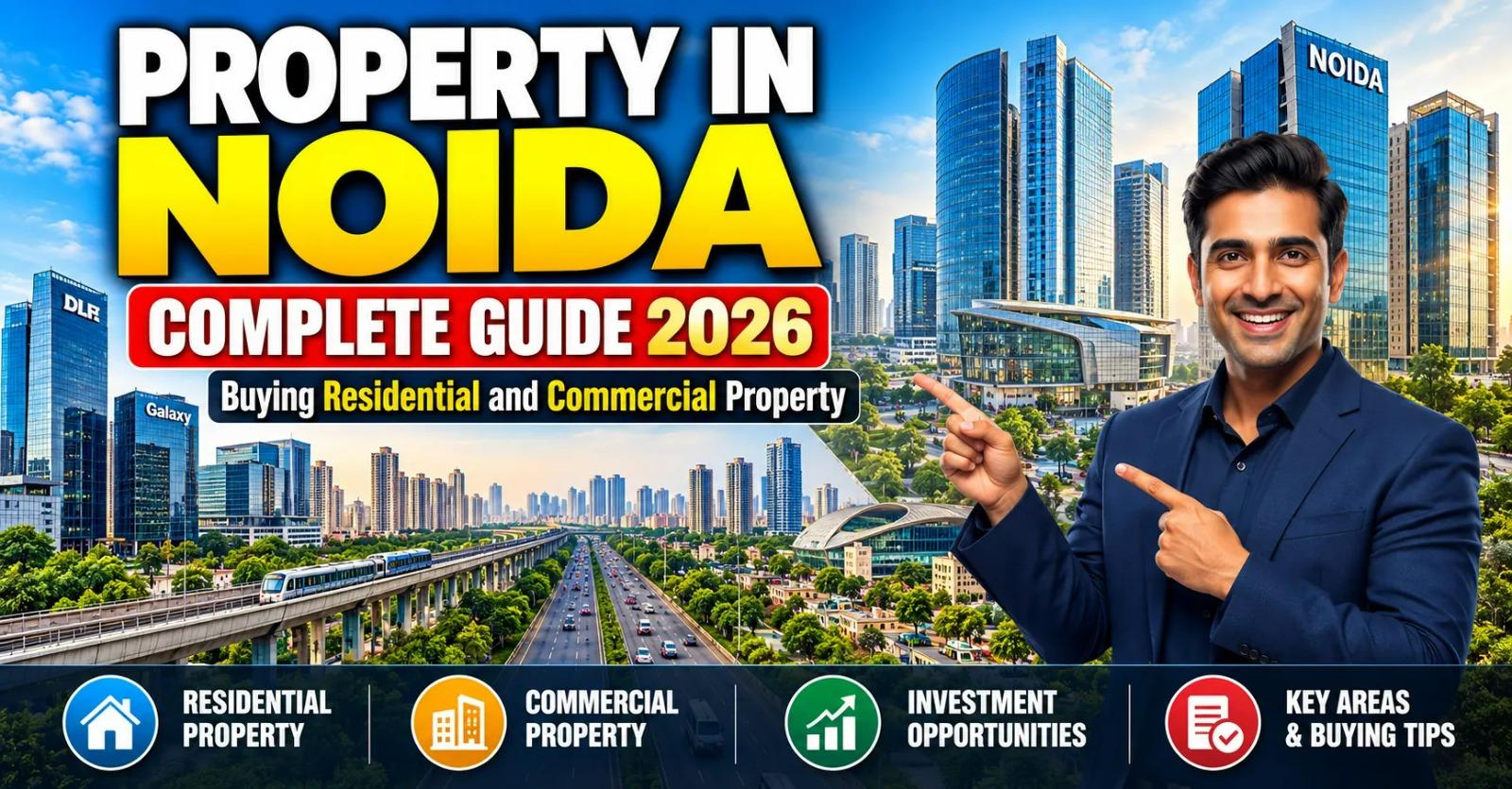 Property in Noida: Complete Guide to Buying Residential and Commercial Property (2026)